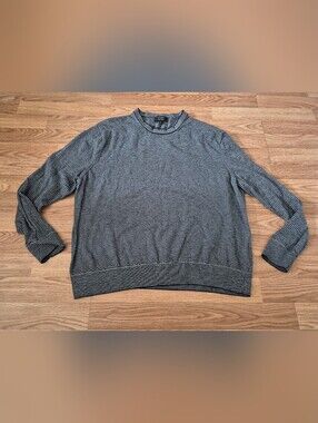 Banana Republic Merino Wool Men's Striped Long-Sleeve Crewneck Sweater